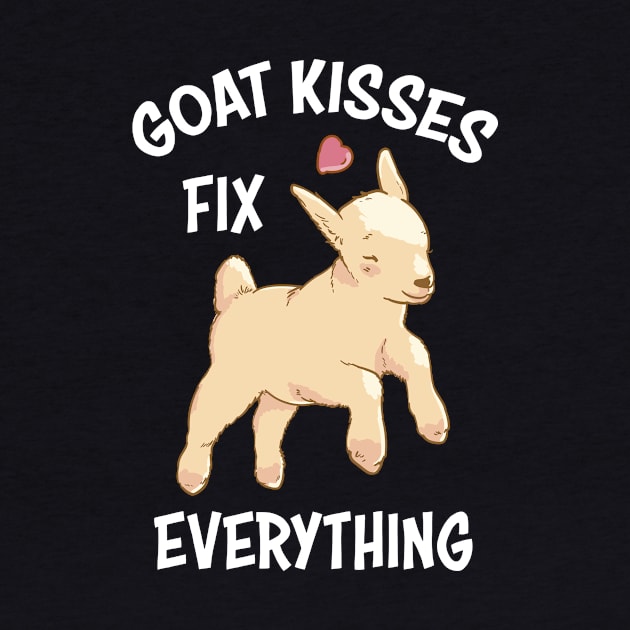 Spread Love and Laughter with Our Goat Kisses Fix Everything by star trek fanart and more